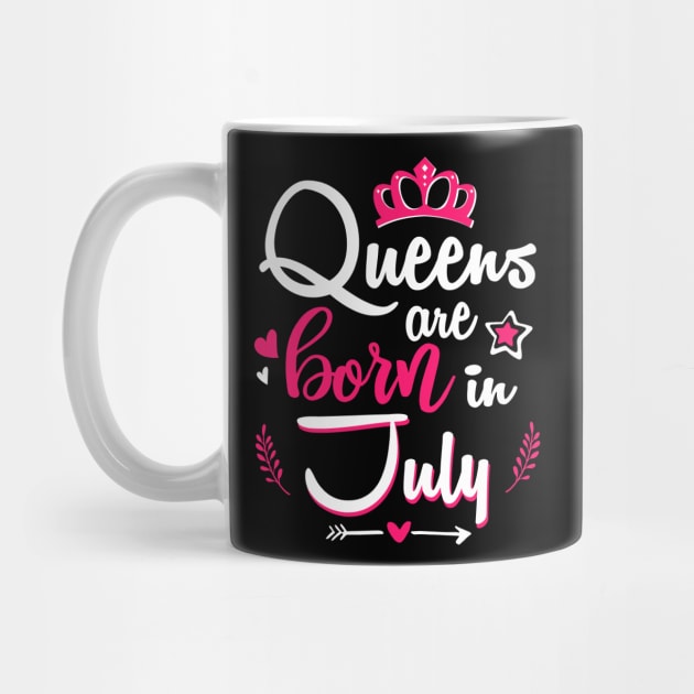 Women Queens Are Born In July by Manonee